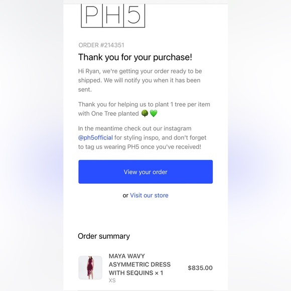 PH5 MAYA WAVY ASYMMETRIC DRESS - pink sequins - Picture 6 of 6